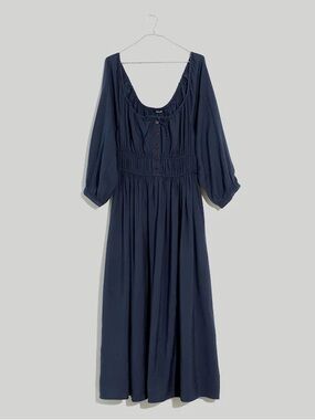 Madewell twill Sophia midi dress